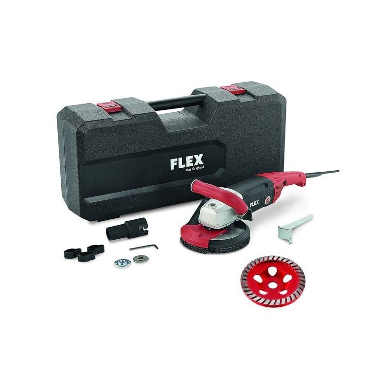 Flex-Tools Kraftvoller 1800 Watt Sanierungsschleifer für randnahes Schleifen, 150 mm