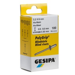 Gesipa Mini-Pack PolyGrip Alu/Stahl 50stk.