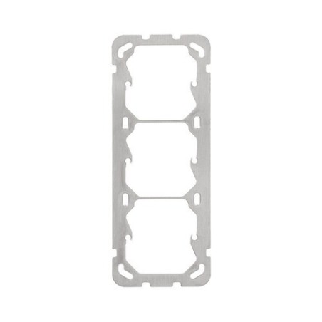 HAGER Kallysto Montageplatte 3fach vertikal
