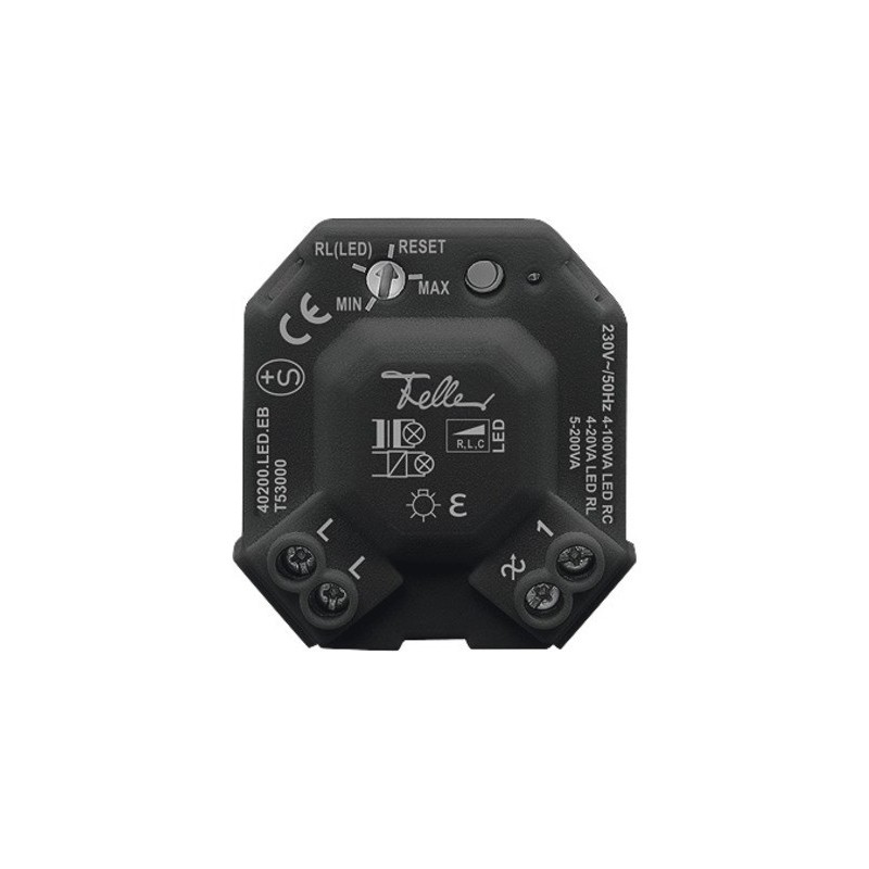 Edizo Due UP LED Universal Dimmermodul 5-200W IP 20 schwarz