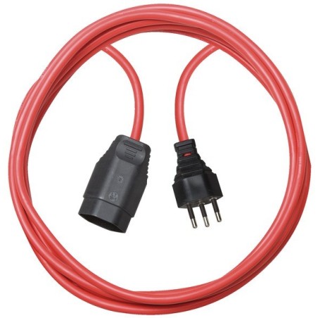 Qualitäts-Kunststoff-Verlängerungskabel (Verlängerungskabel für innen mit 5m Kabel) rot