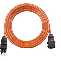 BREMAXX® Outdoor-Verlängerungskabel, 5m Kabel in orange