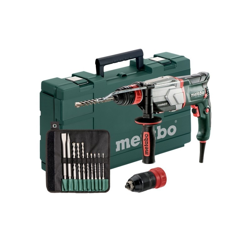 Multihammer Kunststoffkoffer,Mit Sds-Plus-Bohrer-/Meisselsatz (10-Tlg. Multihammer Kunststoffkoffer,Mit Sds-Plus-Bohrer-/Meisselsatz (10-Tlg.