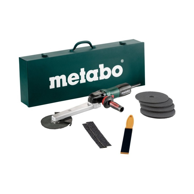 Metabo Kehlnahtschleifer KNSE 9-150 Set Stahlblech-Tragkasten