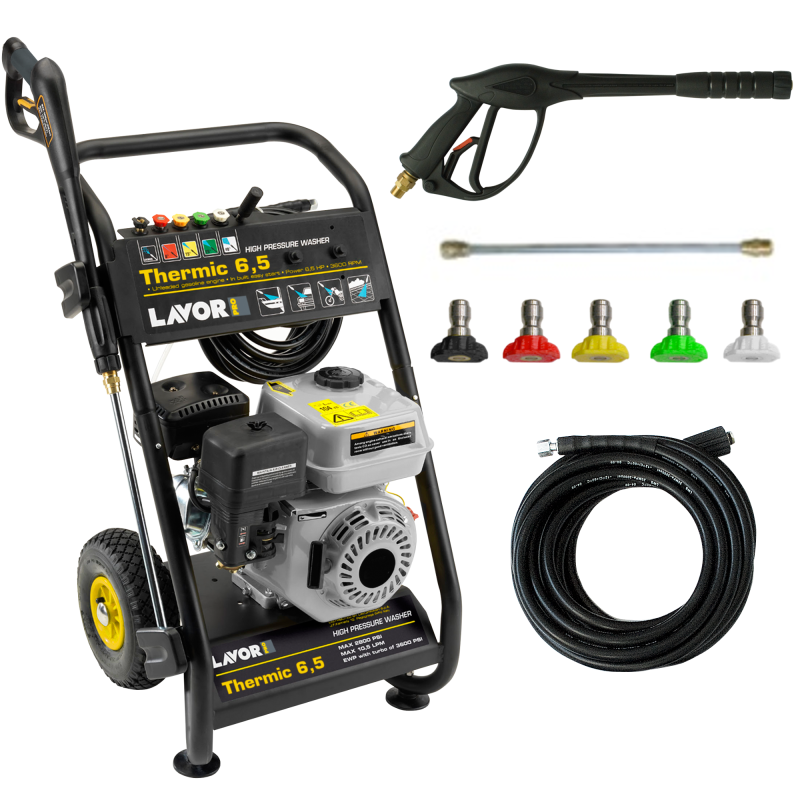 Hochdruckreiniger Lavor Pro Thermic 6,5 Mit Benzinmotor 196 Ccm - 180 Bar Hochdruckreiniger Lavor Pro Thermic 6,5 Mit Benzinmotor 196 Ccm - 180 Bar
