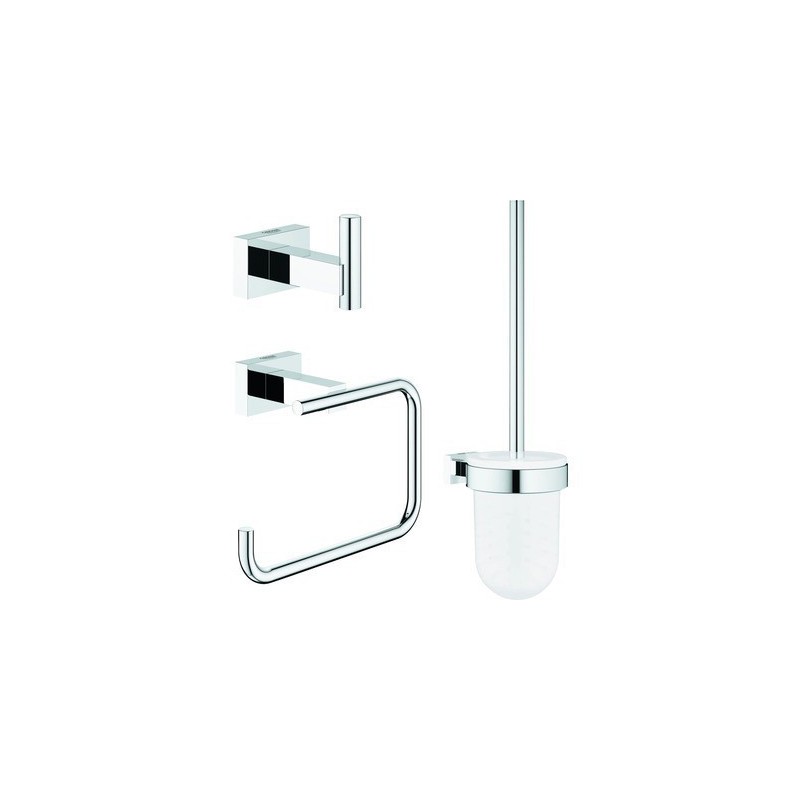 WC-Set Grohe Essentials Cube City 3-teilig