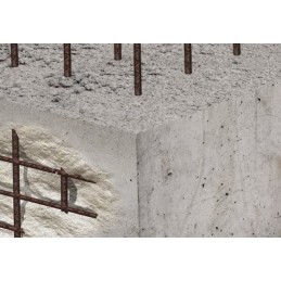 Beton-Direktbefestigungsanker mit Silver-Ruspert-Beschichtung. Flachrundkopf