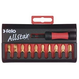 Felo Allstar Tin-Bit-Box Universal 11-teilig