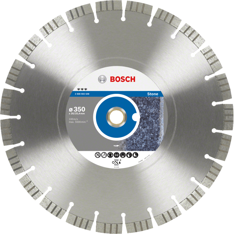 Bosch Diamanttrennscheiben Best for Stone Segm. 15 mm