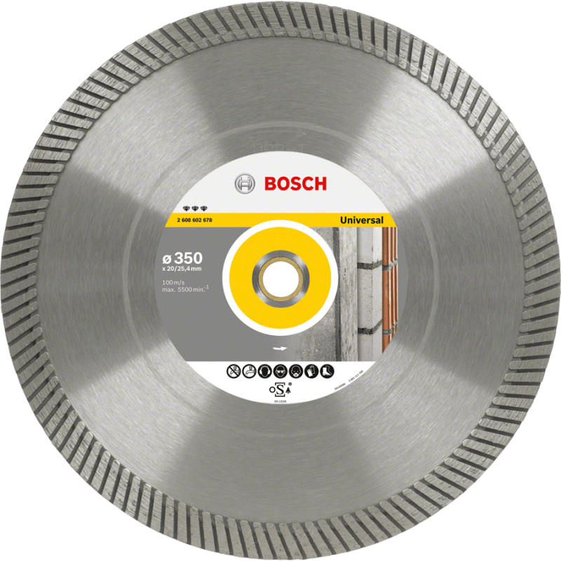 Bosch Disques à tronçonner diamantés Best for Universal Turbo Segm.