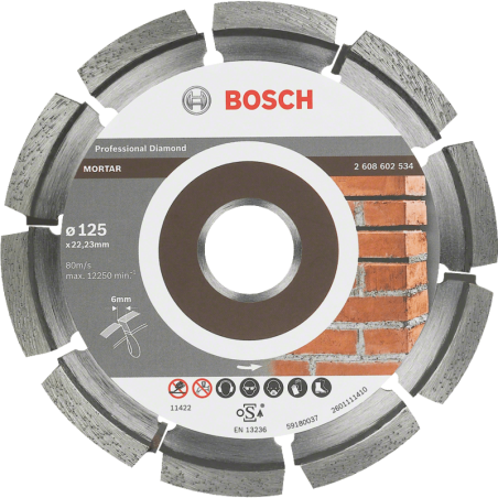 Bosch Diamanttrennscheiben Expert for Mortar Segm. 7 mm