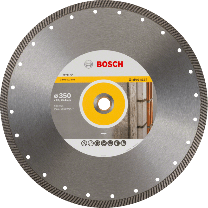 Bosch Diamanttrennscheiben Expert for Universal Turbo Segm. 12 mm