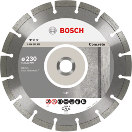 Bosch Diamanttrennscheiben Standard for Concrete Segm. 10 mm