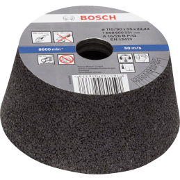 Bosch Konische Schleiftöpfe für Metall