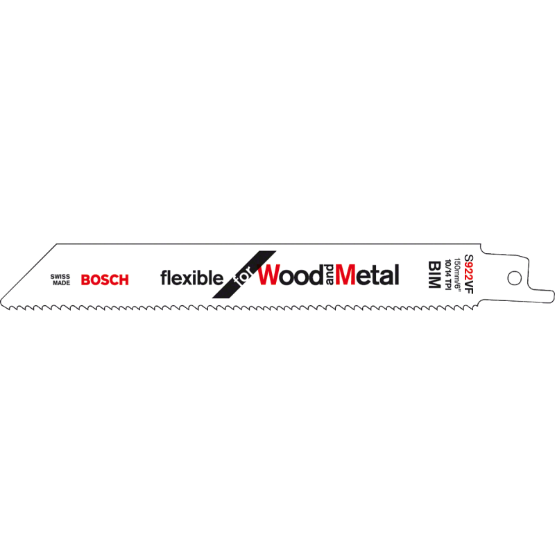 Bosch 2608656019 - Lame de Scie Sabre S 1122 BF Flexible for Metal