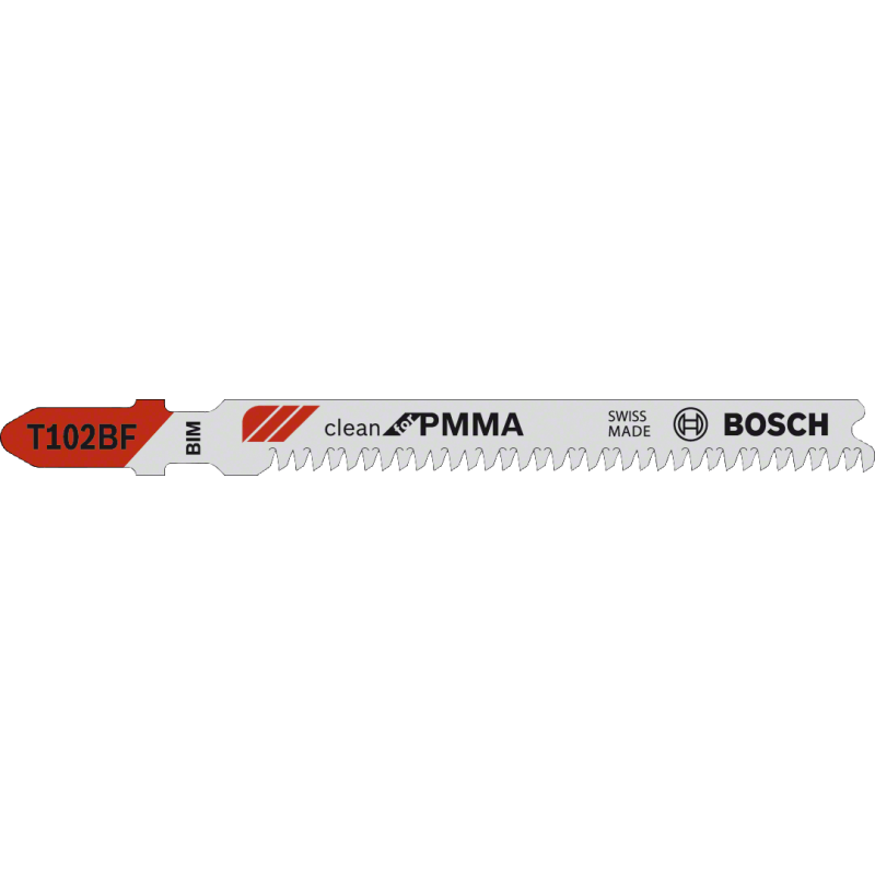 Lames De Scie Sauteuse T 102 Bf Clean For Pmma Bosch 10 00 Chf